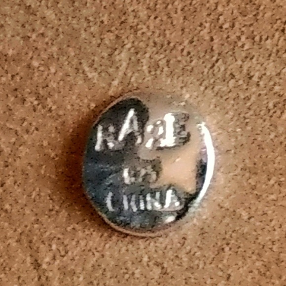 Men's Black Leather & Sterling Silver Cuff - Picture 5 of 8